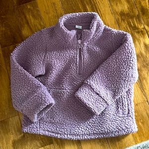 Baby Gap size 4 years purple half zip pull over